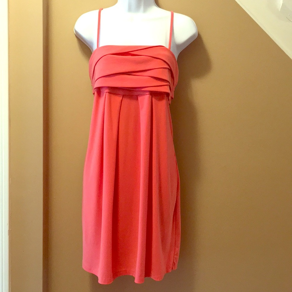 Essentials✨ Coral Midi Dress✨ - Picture 1 of 3